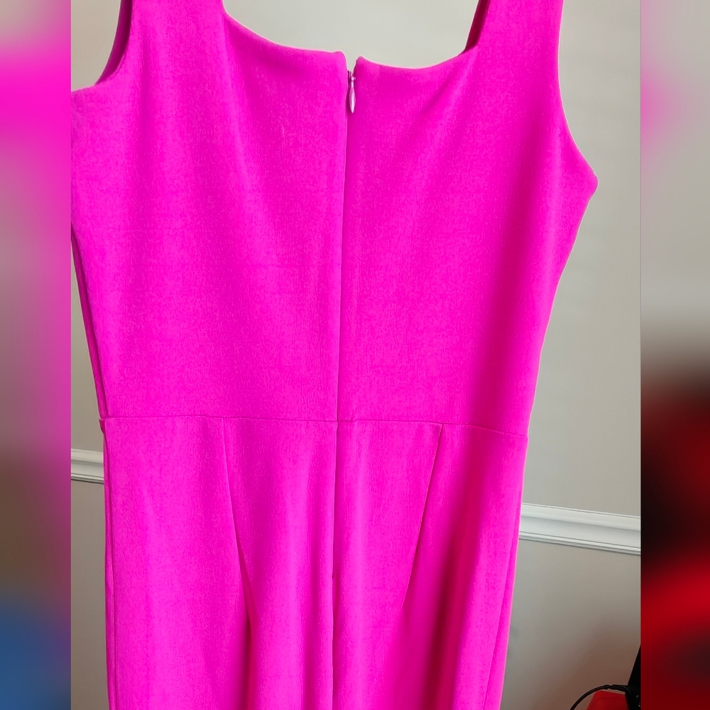 Express Hot Pink Jumpsuit - Picture 2 of 4